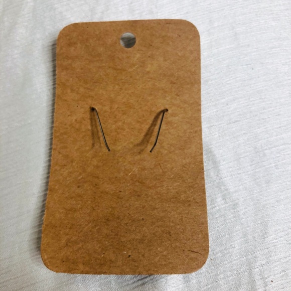 Native American Wood Earrings - Picture 2 of 2